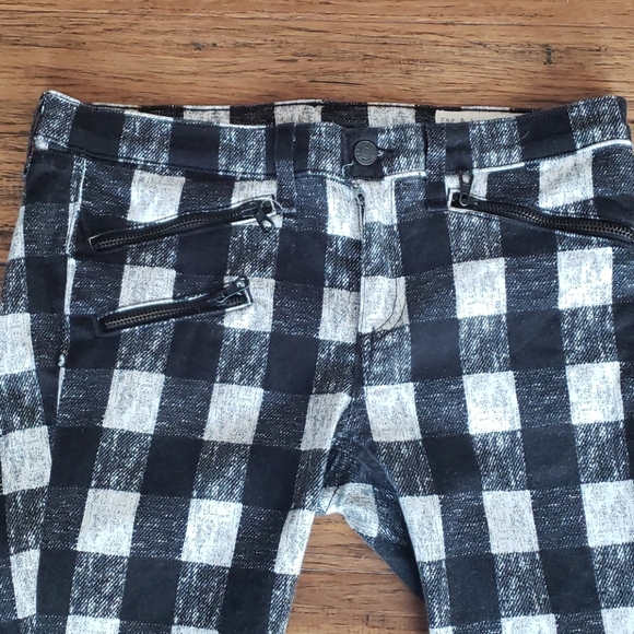 Rag & Bone Buffalo Check Skinny Jeans - Picture 3 of 10